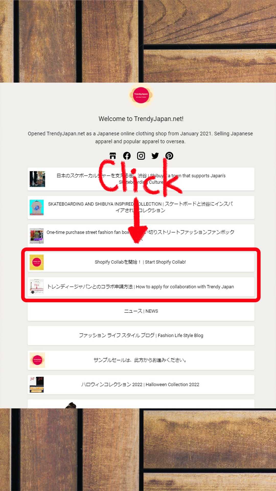 UPDATED: How to collaborate with TrendyJapan | Online Clothing Shop