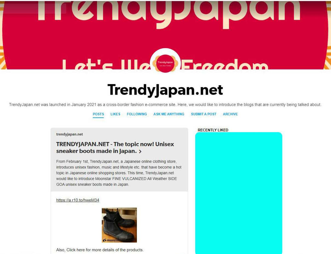 TrendyJapan.net debuts on Tumblr and more!!!