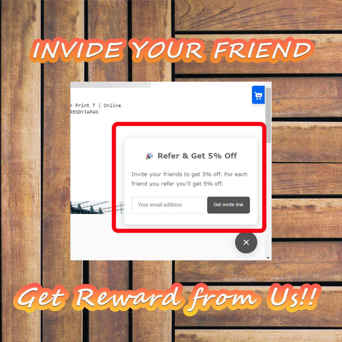 How to Register for Referral Friend Campaign | Online Clothing Shop