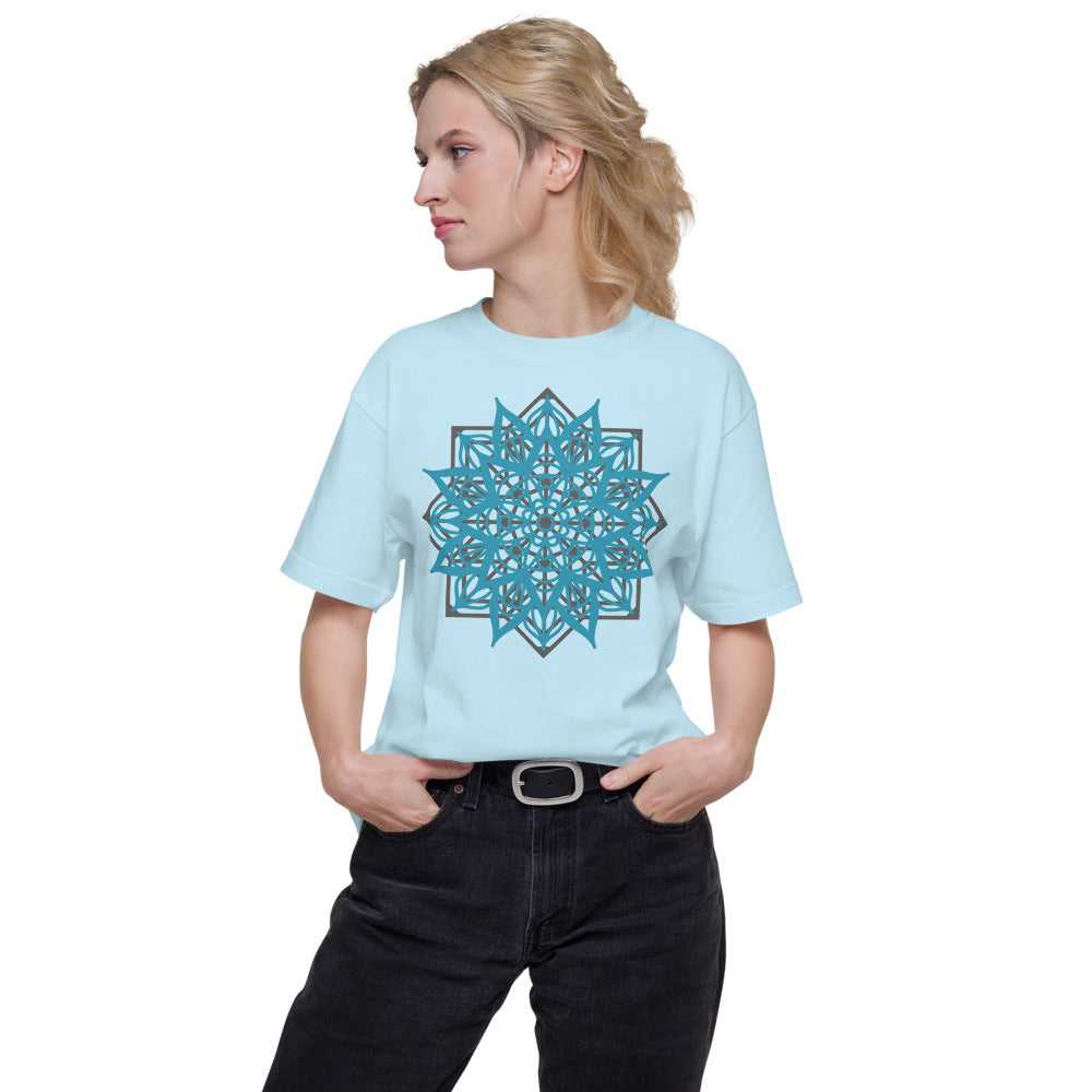 East Asia Unisex T Blue Mandala | Online Clothing TRENDYJAPAN - TrendyJapan